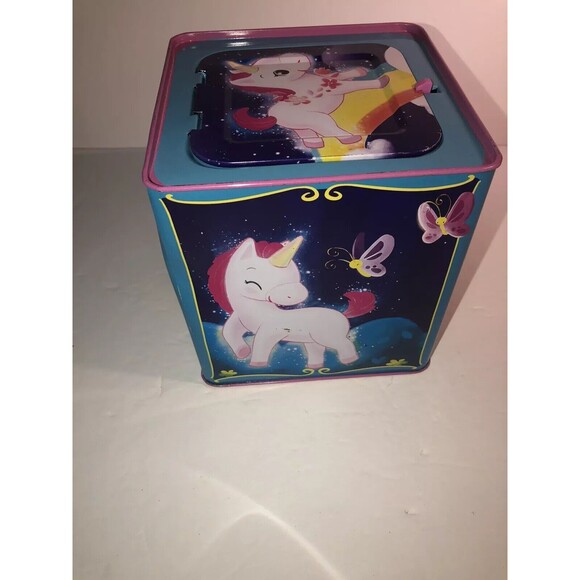Jack In The Box Unicorn Pop & Glow Schylling Light Up Works Great Read - Picture 4 of 11